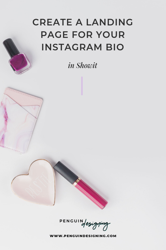 Create a landing page for your Instagram bio