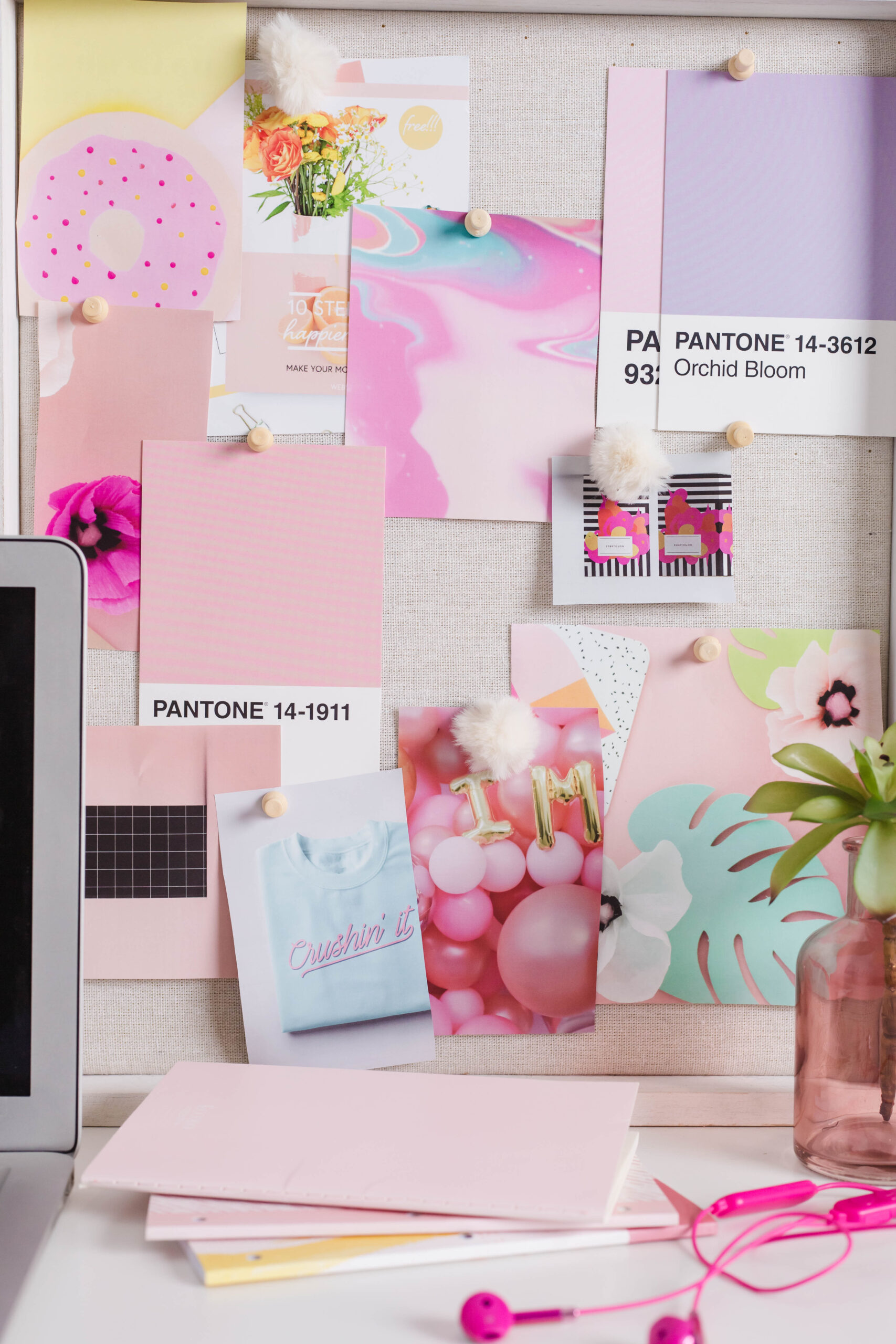 pink moodboard
