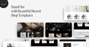 Showit Shop Template Bundle - Light & Moody