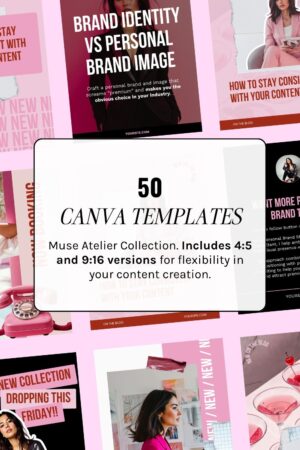 Muse Atelier Canva Social Templates
